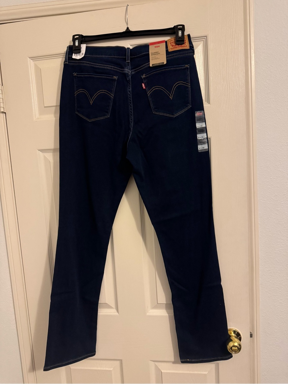 Levi's Women Dark Blue Straight-Leg Jeans